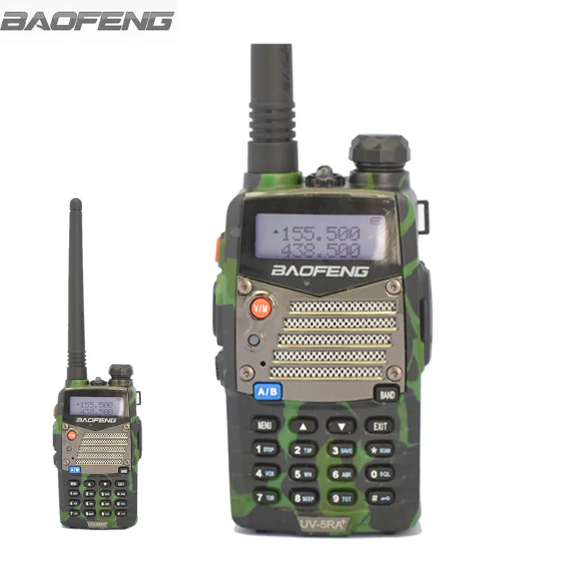 BAOFENG UV 5RA Plus Walkie Talkie Камуфляж красный синий Портативный ветчина двухдиапазонный