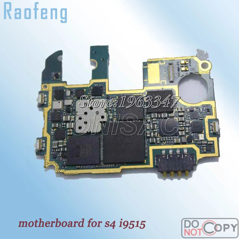 Разблокированная материнская плата Raofeng для Samsung Galaxy S4 i9515 разобранная