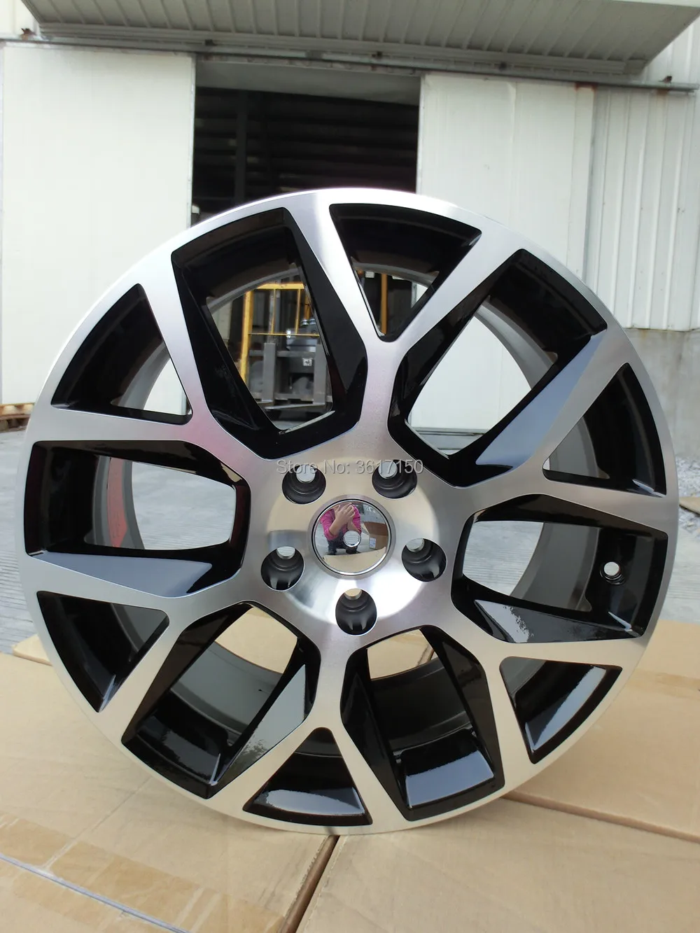 17x7. 5J колесные диски PCD 5x112 центр Broe 57,1 ET45 с колпачками ступицы