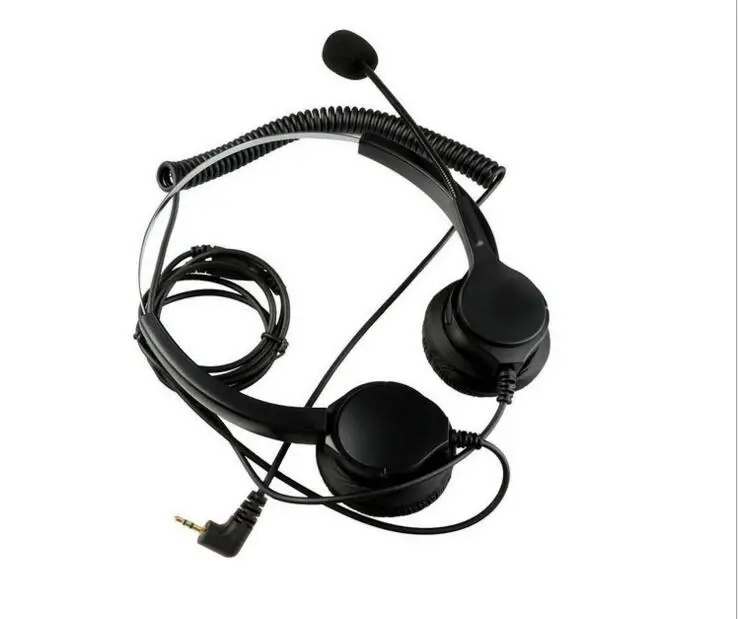 2 5mm Plug Headset With Mic Microphone For Desk Phones 1 5m Hands