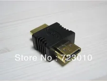 Retail+wholesale Gold Plated hdmi male to male adapter 1080p 1080i 720p for LCD monitor HDTV Projector DVD other home theater