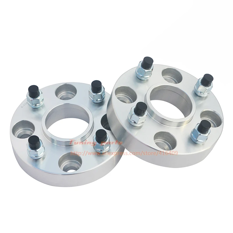 

2pcs 15mm PCD 4x100-54.1mm Hubcentric Car Wheel Spacer Adapter For Toyota