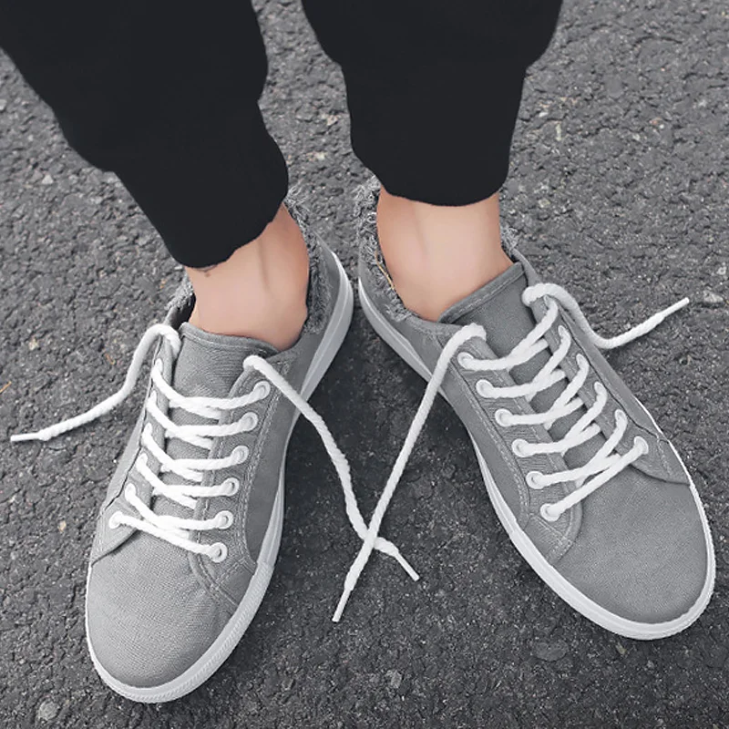 

Mens canvas shoes casual sneakers summer shoes men 2019 fashion student sneakers sports shoes boys tenis hombre