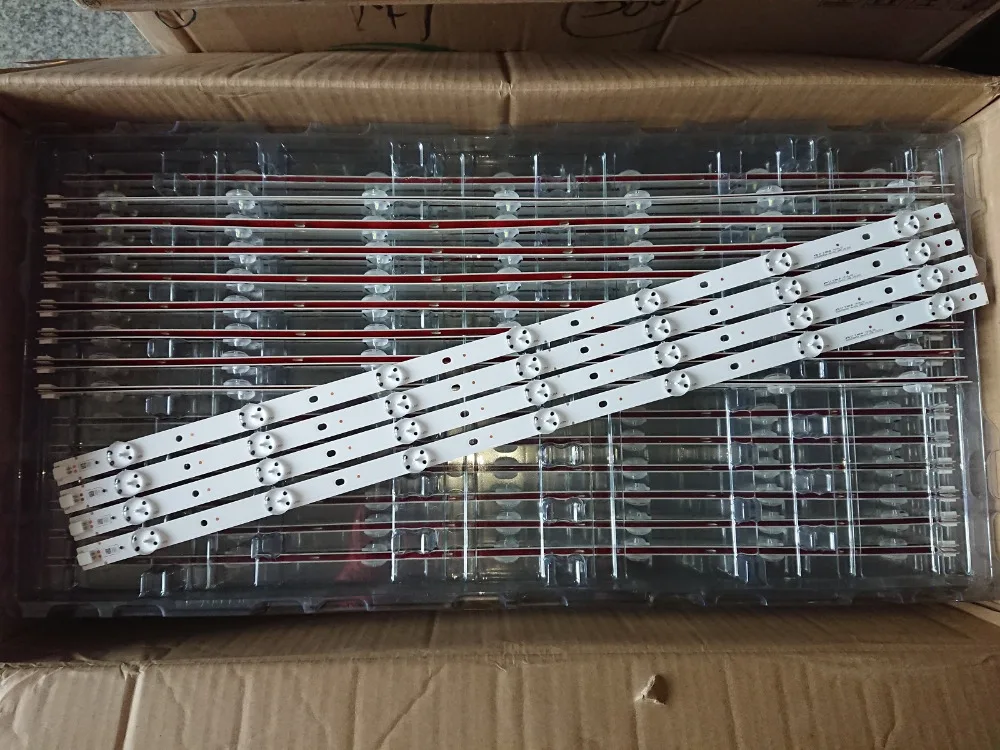Новый 3 набора = 30 шт 7LED 3В 610 мм Светодиодная подсветка полоса для Vizio E60U D3 SVG600A26 _