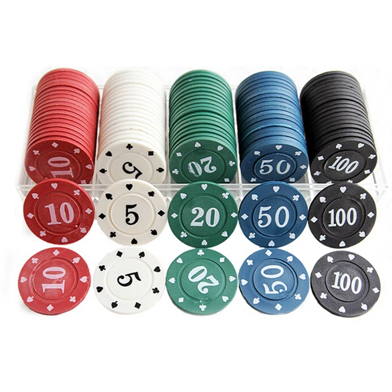 New Hot Promotional Texas mahjong chips chips ABS material 100 special suit fitted  5/10/20/50/100  casino chips coins  qenueson