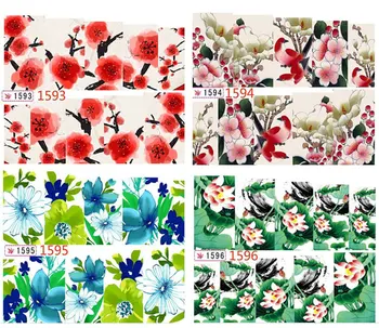 

42 styles opitons Nail Art Water Decals Transfer Sticker Charming Fantastic Flower Pattern Manicure Decor Tools