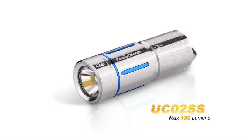 Fenix UC02SS нержавеющая 130 люмен фонарь Cree XP G S2/ 10180*1 в комплекте|cree flashlight|cree lumenscree fenix |