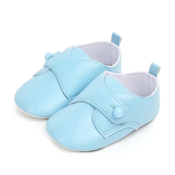 

Newborn Baby Girls Shoes PU leather Buckle First Walkers