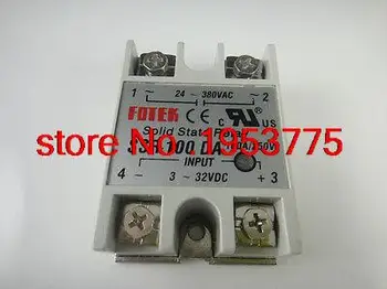 

Solid State Relay SSR-100DA 100A 3-32VDC/24-380VAC With Heat Sink