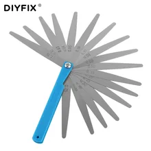 DIYFIX нержавеющая сталь 0,02 мм до 1 мм 17 толщина лезвия зазор метрический наполнитель щупа прибор измерение инструмент