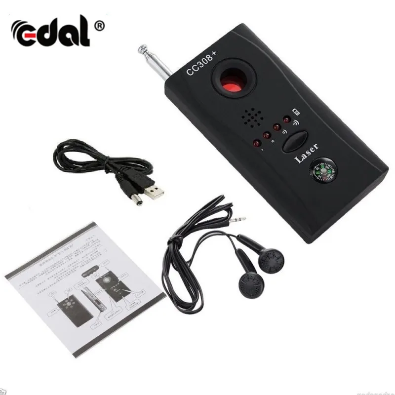 

CC308+ Wireless GPS Signal Detector Scanner Anti-eavesdropping Anti-Candid GSM Device Finder Full-frequency Detector