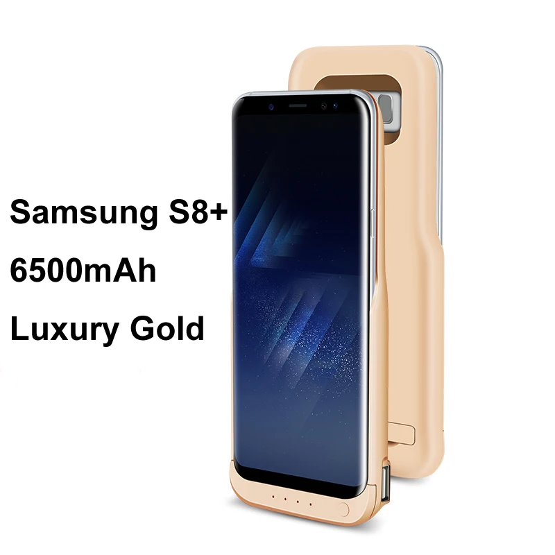 JLW 6500mAh зарядное устройство чехол для Samsung Galaxy S8 Plus перезаряжаемый внешний