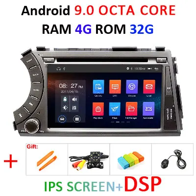 Android 9,0 4G ram 64G rom DSP ips AV выход автомобильный gps для Ssang yong Ssangyong Actyon Kyron dvd плеер Радио экран приемник - Цвет: 9.0 4G 32G DSP