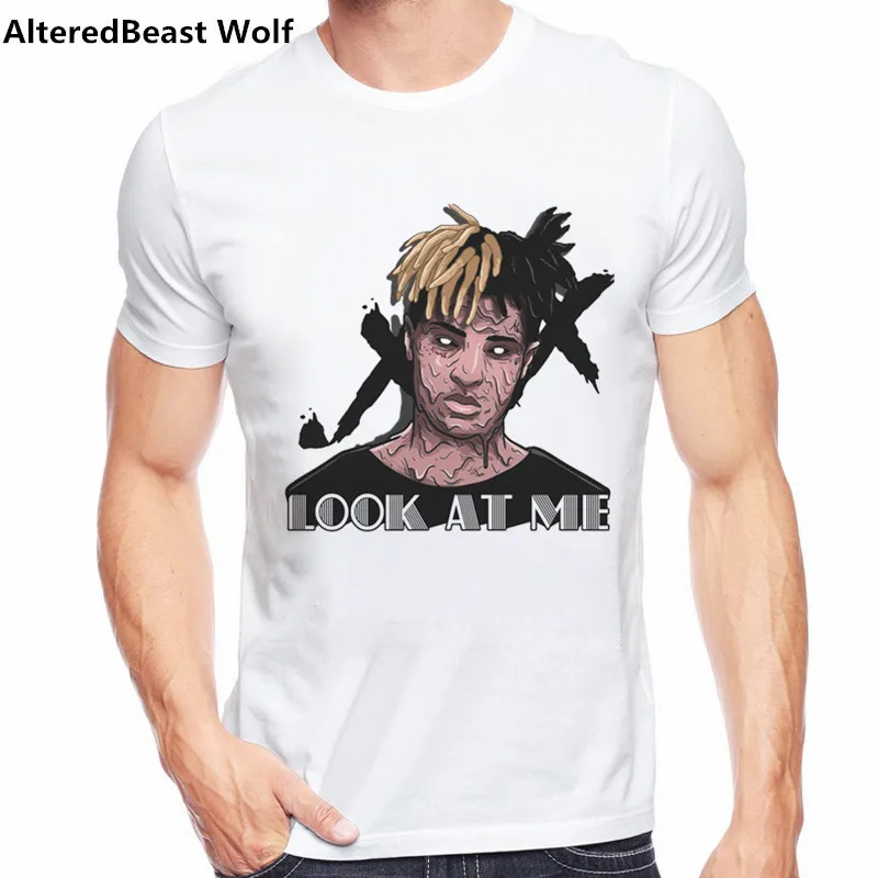 2018 Xxxtentacion Character Print T-Shirt Fashion Casual Fitness Cool O-neck Men's T Shirt Summer Short Sleeve Men Clothing