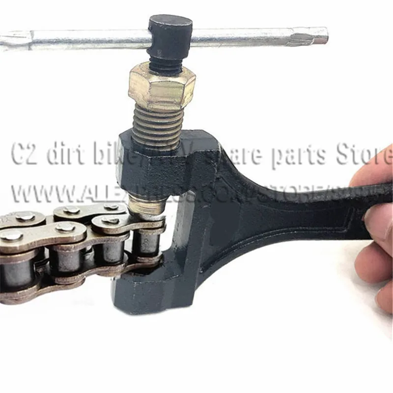 Chain Breaker #428 520 525 528 530 and T8F and 25H Chain Tool Motorcycle Bicycle ATV Black