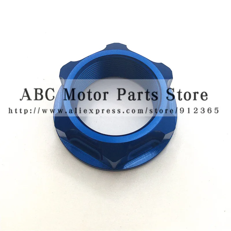 

CNC Billet Steering Stem Nut For YZ125 YZ250 YZ250F YZ450F YZ400 426F YZ250X YZ250FX WR250F WR450F Dirt bike Off Road Motocross