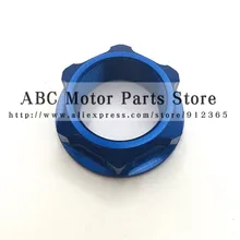 CNC Заготовка гайка рулевой колонки для YZ125 YZ250 YZ250F YZ450F YZ400 426F YZ250X YZ250FX WR250F WR450F Байк внедорожные мотокросс