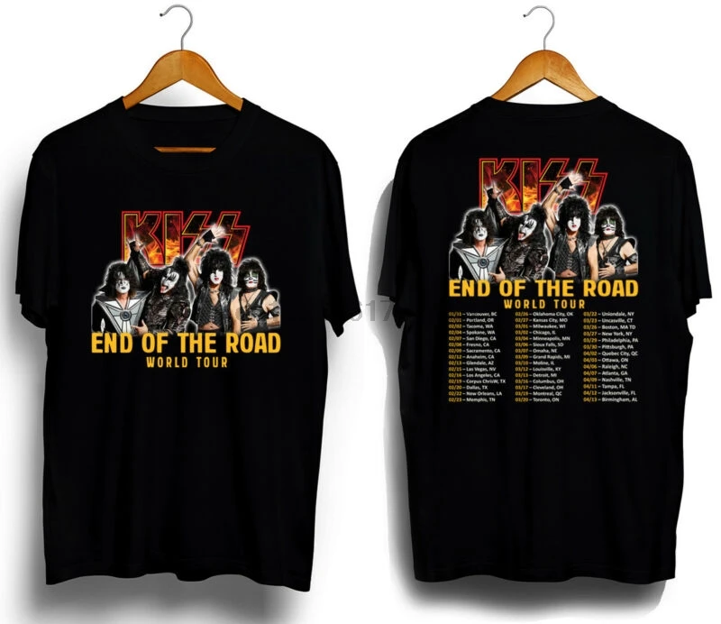 Kiss t shirt tour 2019