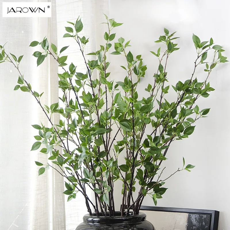 

JAROWN Real Touch Spring Branches Artificial Plants Decorative Home Fake Green Artificial Flowers For Wedding Party decoration