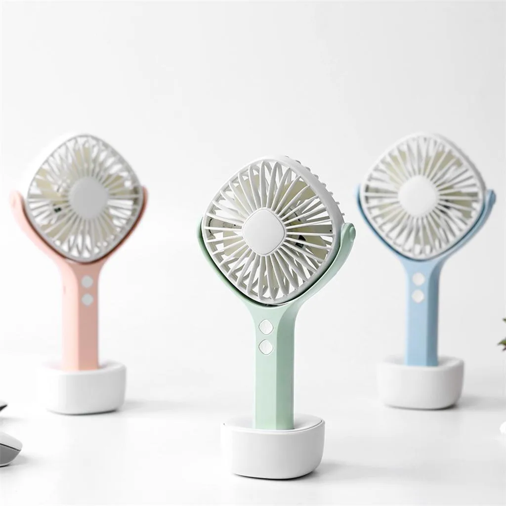 

2019 Mini USB Cartoon Handheld Fan Portable Mute Large Capacity Cute Small Fan Round hand-held fan portable mute new 528