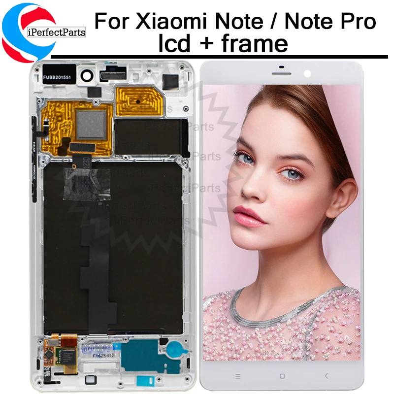 ЖК дисплей 5 7 дюйма для Xiaomi MI Note сенсорный экран с рамкой и дигитайзером замены /