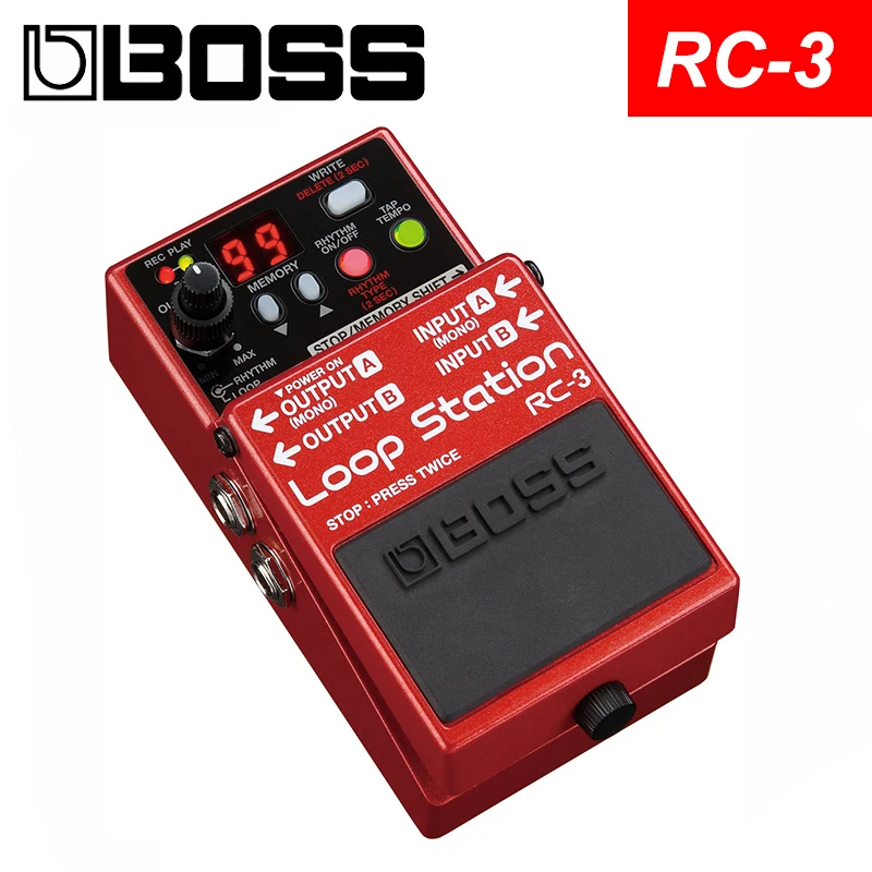 Boss RC-1 или RC-3 петля станция педаль для комплект для гитары с медиками, полировочная ткань и струны моталки