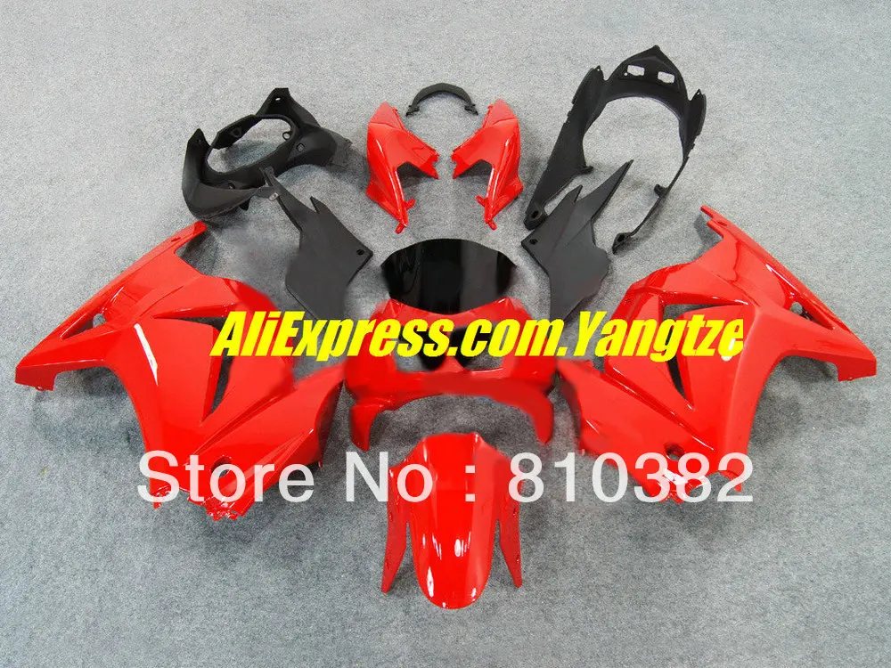 

Injection mold Fairing kit for KAWASAKI Ninja ZX250R ZX-250R 2008 2012 ZX 250R EX250 08 09 10 11 12 Red black Fairings set