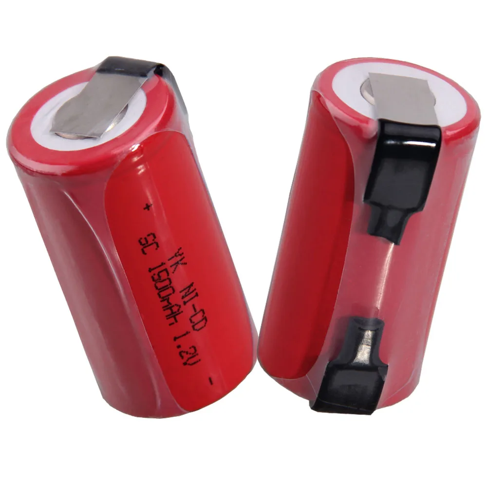 Lowest price 2 piece SC battery 1.2v batteries rechargeable 1500mAh nicd battery for power tools