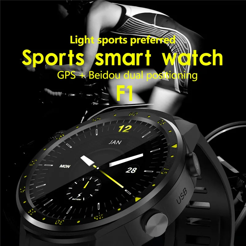 F1 gps Bluetooth Смарт-часы для мужчин поддержка пульсометр smartwatch android SIM TF карта часы