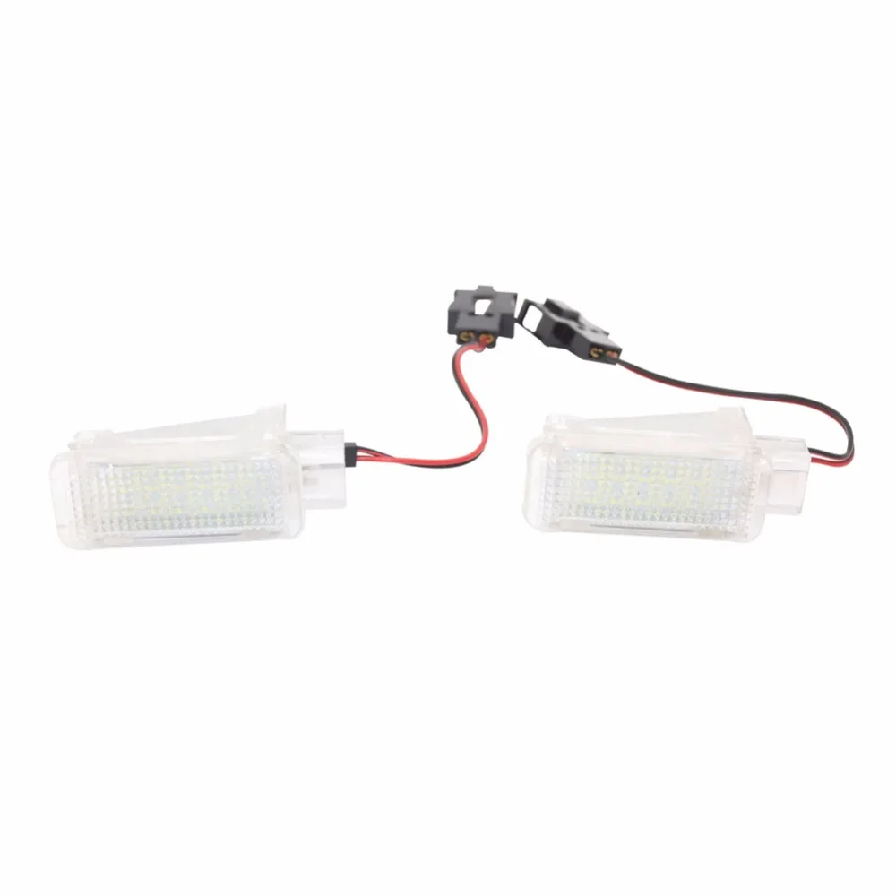 

for Audi A3 A4 A6 A8 Q7 Q5 RS4 Error Free 18 LED Door Welcome Interior Light Courtesy Lamp under Door Footwell Trunk Light