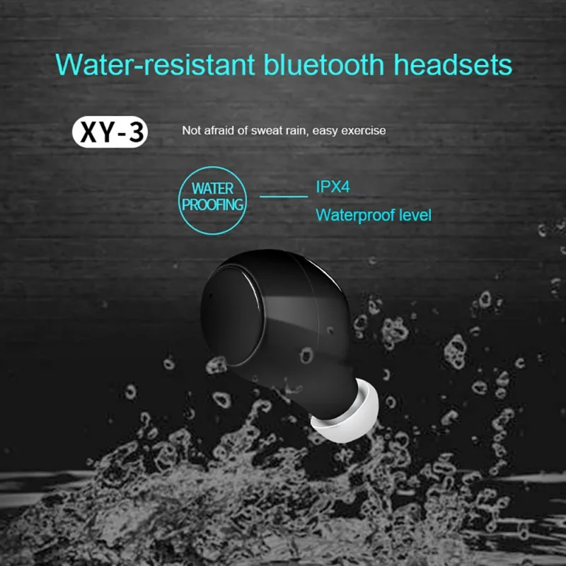 Универсальные XY-3 Bluetooth 5,0 наушники TWS Беспроводные спортивные наушники для громкой связи игровая гарнитура для телефонов