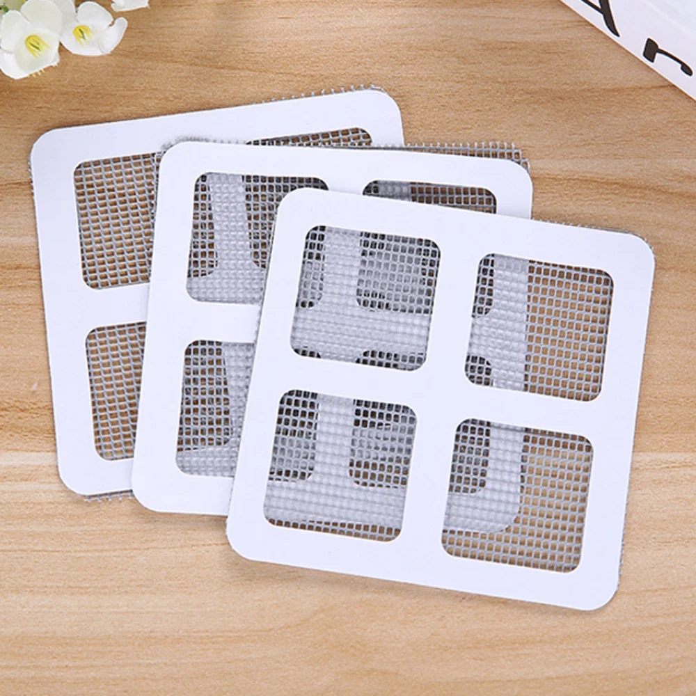 

10Pcs Anti-Insect Useful Mosquito Bug Adhesive Door Window Net Screen Fix Stickers Mesh Repair Patch Kit Home Tools Supplies
