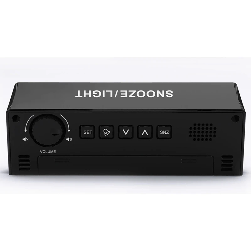 Modern electronic LCD backlight digital alarm clock thermometer Desktop calendar bedroom table snooze alarm clock home Digital