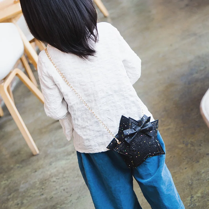 Kids Girls Star Women Sweet Messenger Bag Glitter Sequins Crossbody Shoulder Bag Small Envelopes Bags Party Clutch Handbags (29)