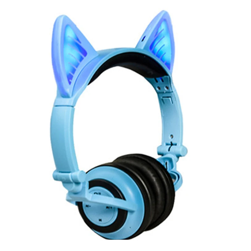 LIMSON Bluetooth Беспроводная детская гарнитура с кошачьими ушками мигающие милые