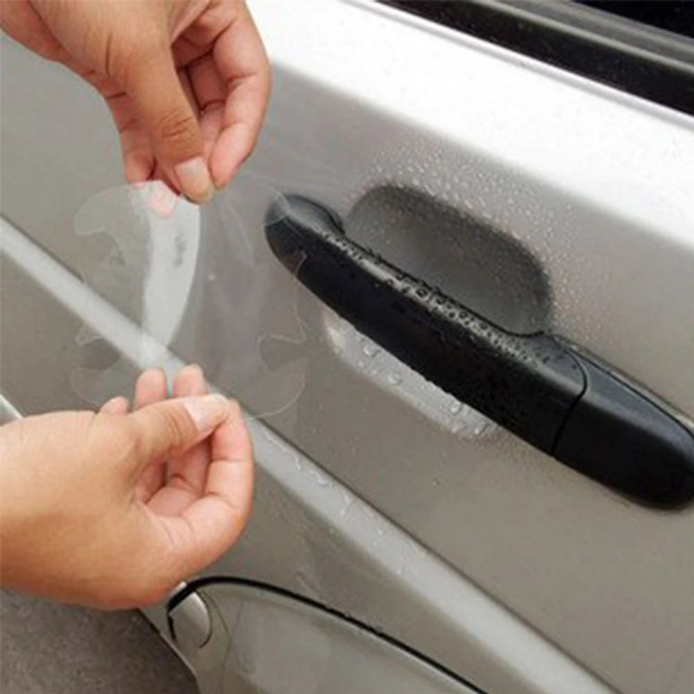 4pcs/lot Universal Car Door Handle Scratches Guard Protector Sticker Protective  Cover Invisible Clear Urethane Film Promotion - Car Stickers - AliExpress