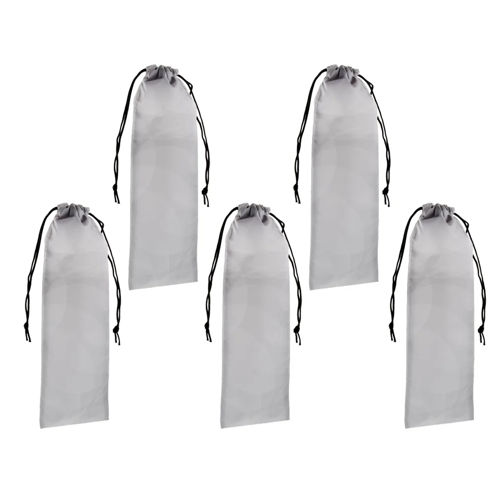 5Pcs/ Set Hair Straightener Bag Travel Drawstring Pouch Storage for Hair Straighteners Curling Flat Irons Waterproof Cloth
