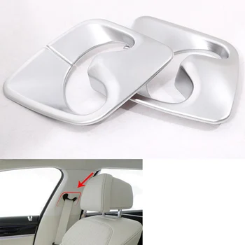 

YAQUICKA 2Pcs/set Car Front Seat Belt Decoration Covers Trim Styling Sticker Fit For BMW 7 Series 2016 2017 ABS