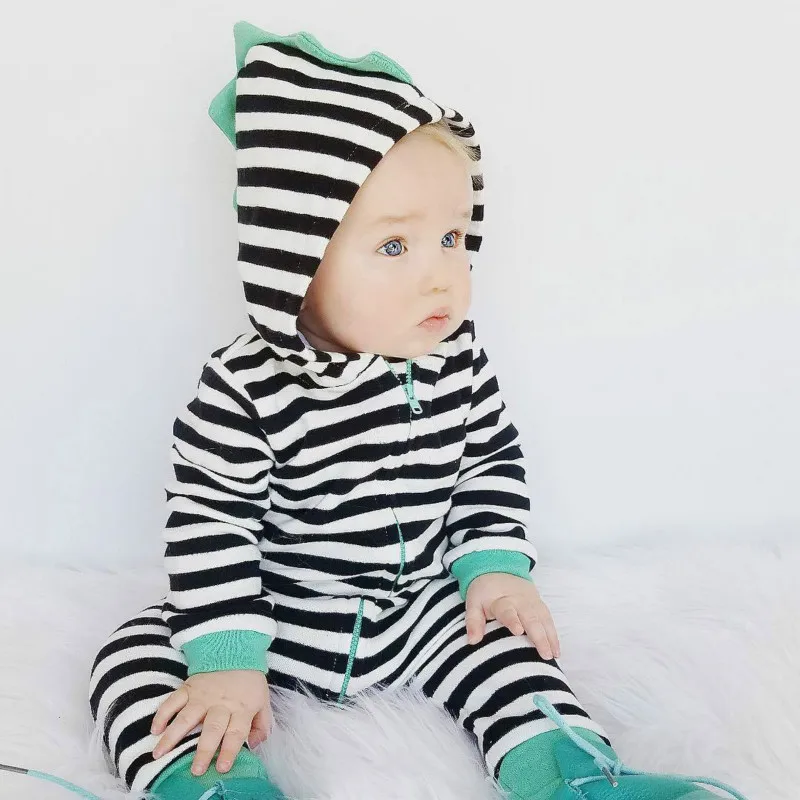 2Pcs / Set New Spring Newborn Baby Rompers Girls Boys Infant Warm Romper Jumpsuit Jumpsuit