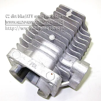 

44-6 Engine Cylinder Head for 2 stroke 49cc Mini Dirt bike Mini ATV Quad Pocket bike