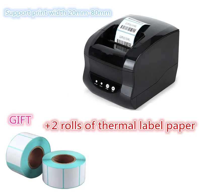 

NEW Thermal Barcode label printers clothing Support 22-80mm printing bill Paper/label printing doubles Mobile phone Bluetooth