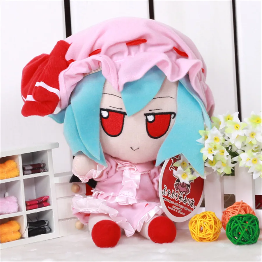 Anime Touhou Project Remilia Scarlet Stuffed Doll Throw Pillow Plush Toy Gift 