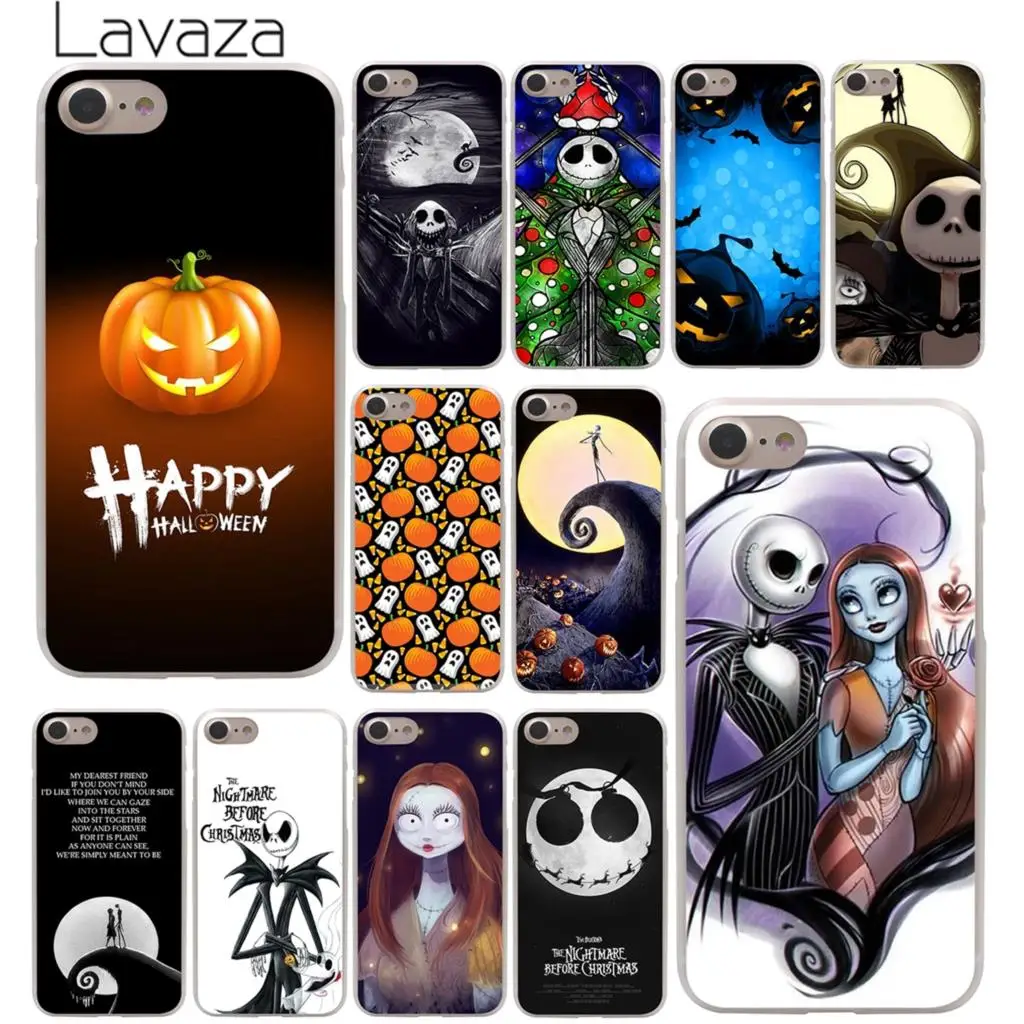 

Lavaza Nightmare Before Christmas alloween Phone Cover Case for Apple iPhone X XR XS Max 6 6S 7 8 Plus 5 5S SE 5C 4S 10 Cases
