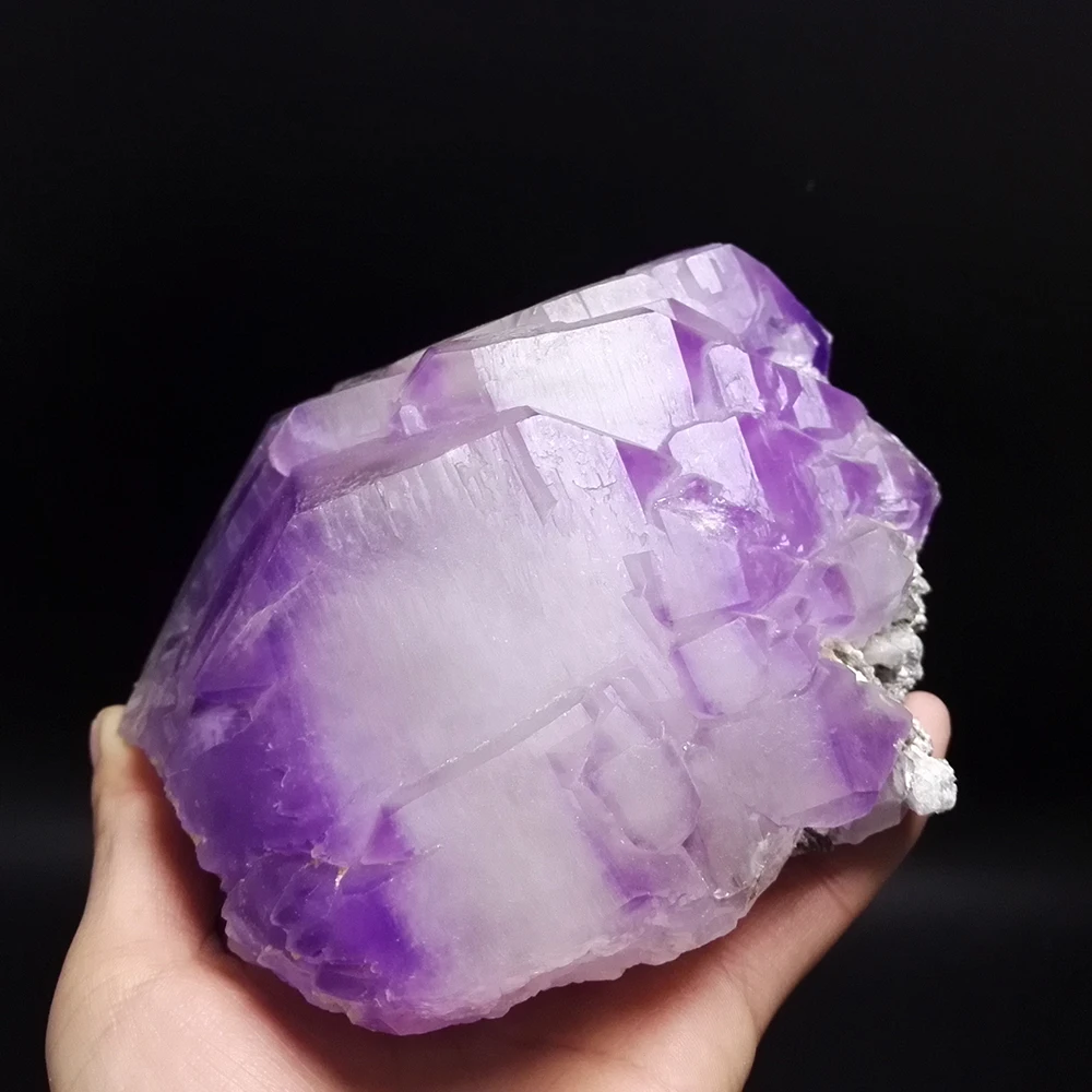 Природные камни и минералы музейное качество Rock-1.8Kg фиолетовые кристаллы аметиста, кварца