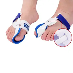 2 пара стопы Силиконовые ортопедические поставки Hallux корректор для косточки на ноге для ног межпальцевая перегородка внешний прибор