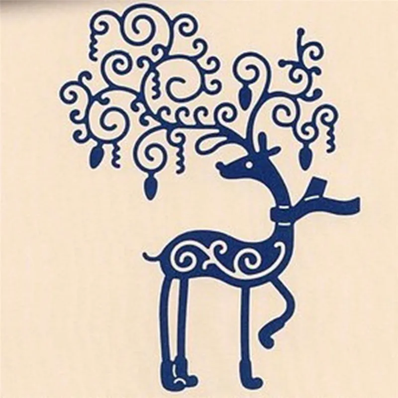 

Eastshape 1 Pcs/lot Metal Cutting Dies Scrapbooking For Card Making DIY Embossing Cuts New Craft Cartoon Deer Animals Element