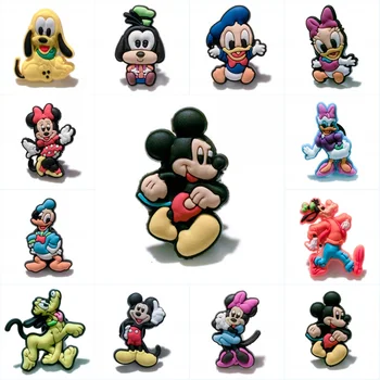 

1pcs Mickey Cartoon PVC Fridge Magnets Cute Minnie Magnetic Stickers Home Decoration Refrigerator Magnets Kids Party Gift