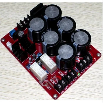 

6 * 4700UF / 80V capacitor + C1237 IC + 16A double relay Power filtering Speaker protection board
