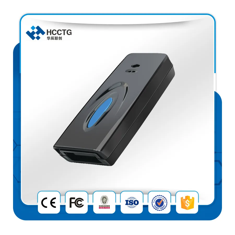  Bluetooth Mini Wireless Handheld 1D Barcode Scanner With 32M Memory HM5-L-B