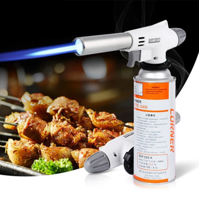 Blow Torch BBQ Guns Butane Gas Welding Gun Burner Kitchen Torch